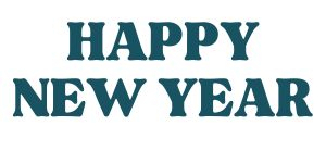 \"Happy New Year\"